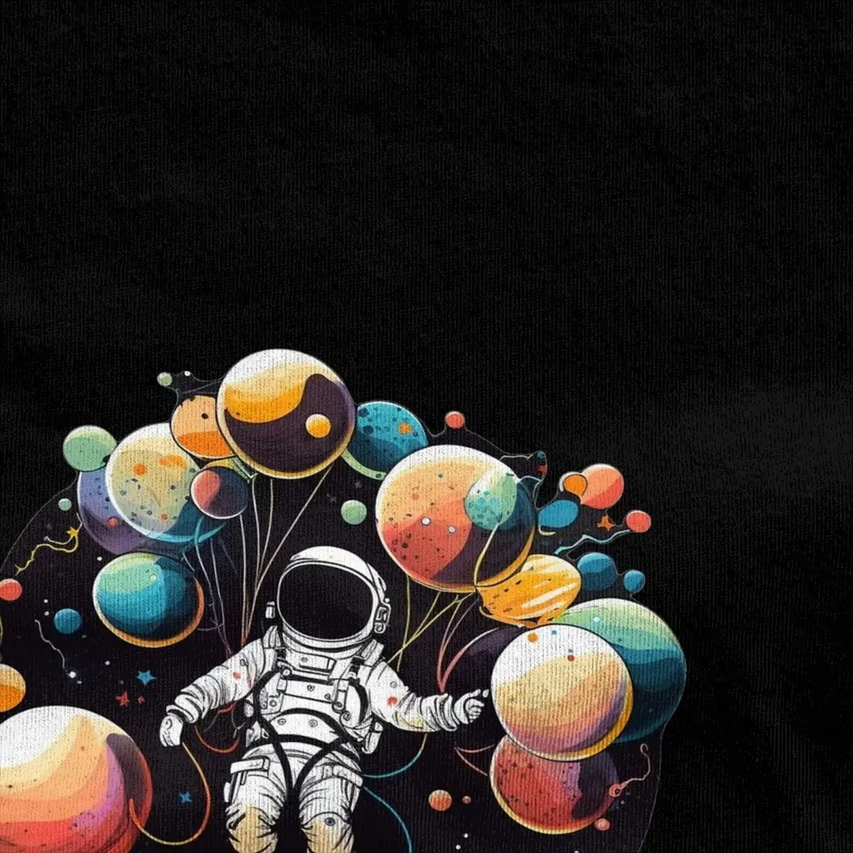 Astronauta w kosmosie T-Shirt męski planety układ słoneczny Vintage bawełniane t-shirty letnie wygodne koszulki w stylu Harajuku drukuj topy oversize