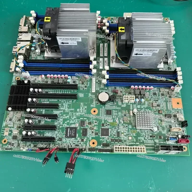 Suitable for six card DIY computer X99 dual server main board E5-v3v4cpu M.2 boot  RD450X