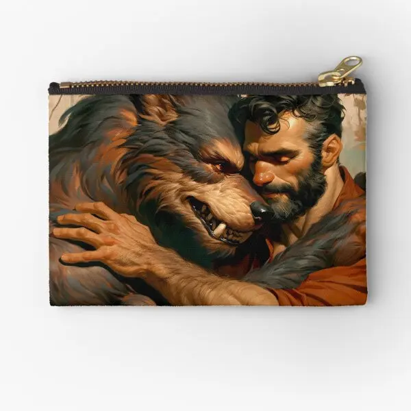 

Мешочки на молнии для влюбленных Werewolf, карманная сумка для ключей для женщин и мужчин, упаковка для трусиков, носков, денег, нижнего белья, чистый кошелек для косметики