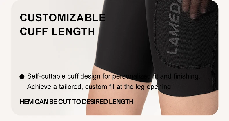 LAMEDA Radfahren Trägerhose Stoßdämpfung Gepolsterte Rennrad Shorts Reiten Radfahren Trägerhose Atmungsaktive Damen Sommer MTB Shorts – Detail 34