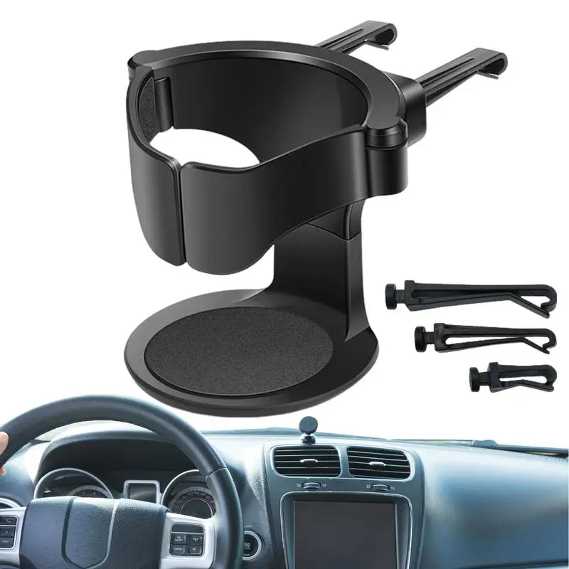 Car Outlet Air Vent Mount Auto Drink Rack Stand For Water Bottles & Ashtray Multifunctional Car Coffee Cup Holder Car Accessory