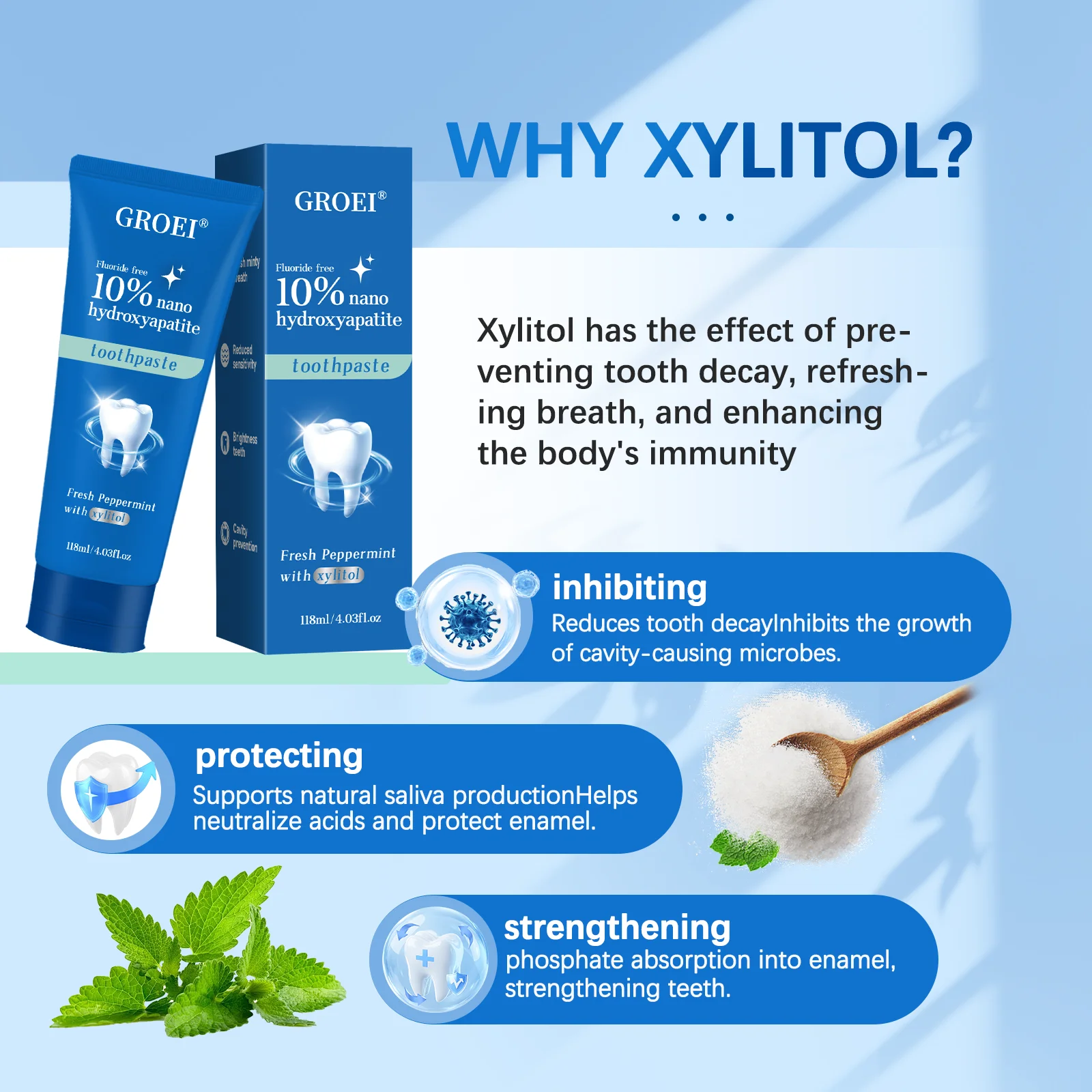 10% Nano Hydroxyapatite Toothp - Teeth Whitening That Works ulasan dan harga