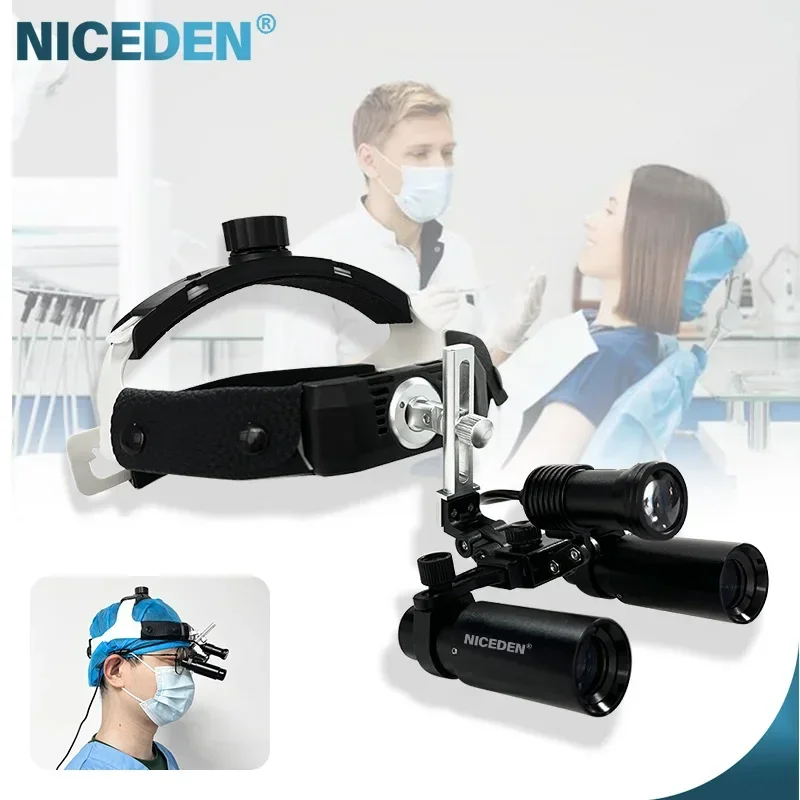 NICEDEN Surgical Precision Scope Ultralight Magnifiers Binocular Max 6X Ultralight Magnifiers for Surgery - Image 5