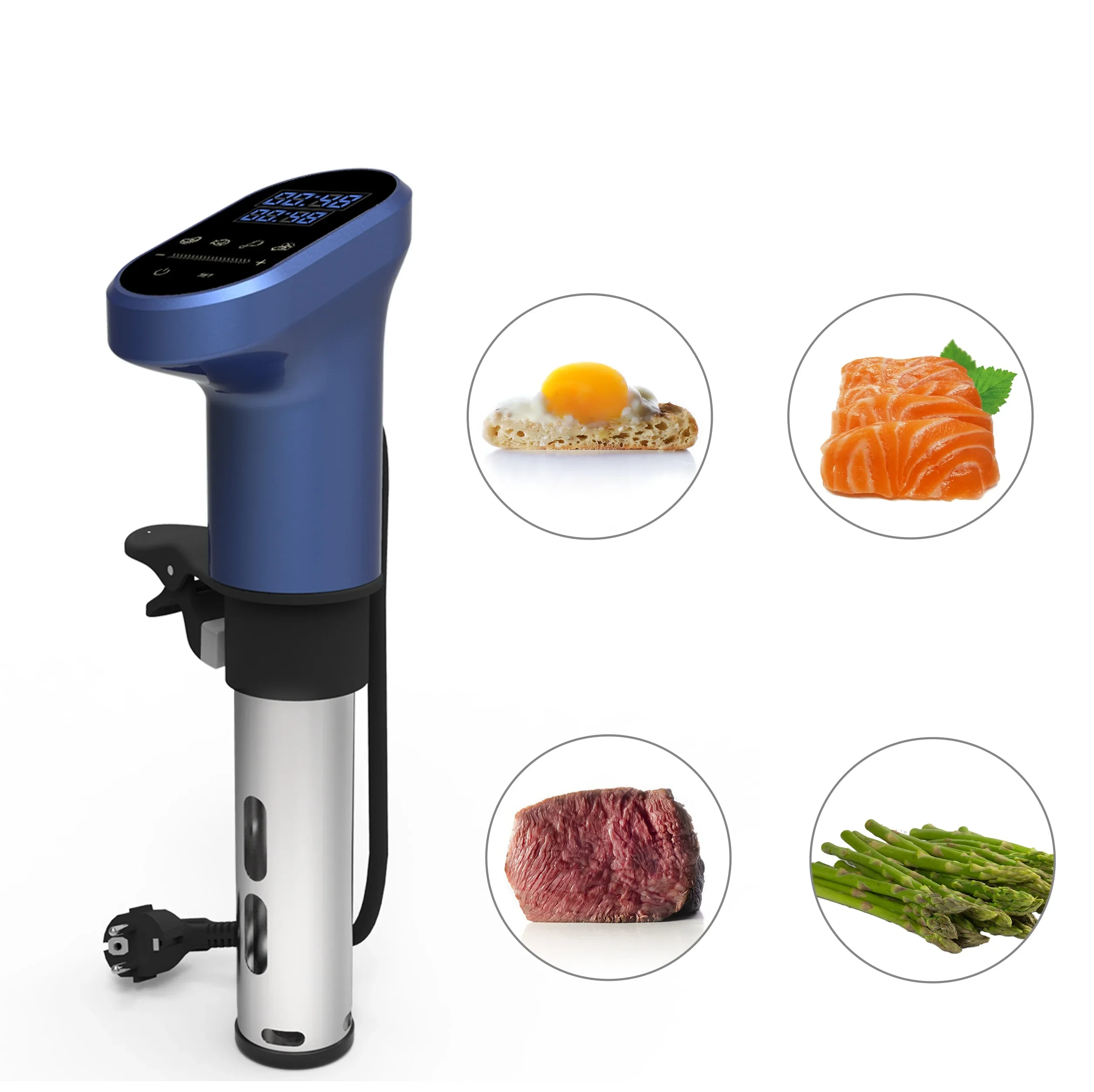 เครื่องหมุนเวียนแบบจุ่มวิดีโอแบบ Sous Vide เครื่องจักรผลิตจากประเทศจีนใหม่ล่าสุด2021