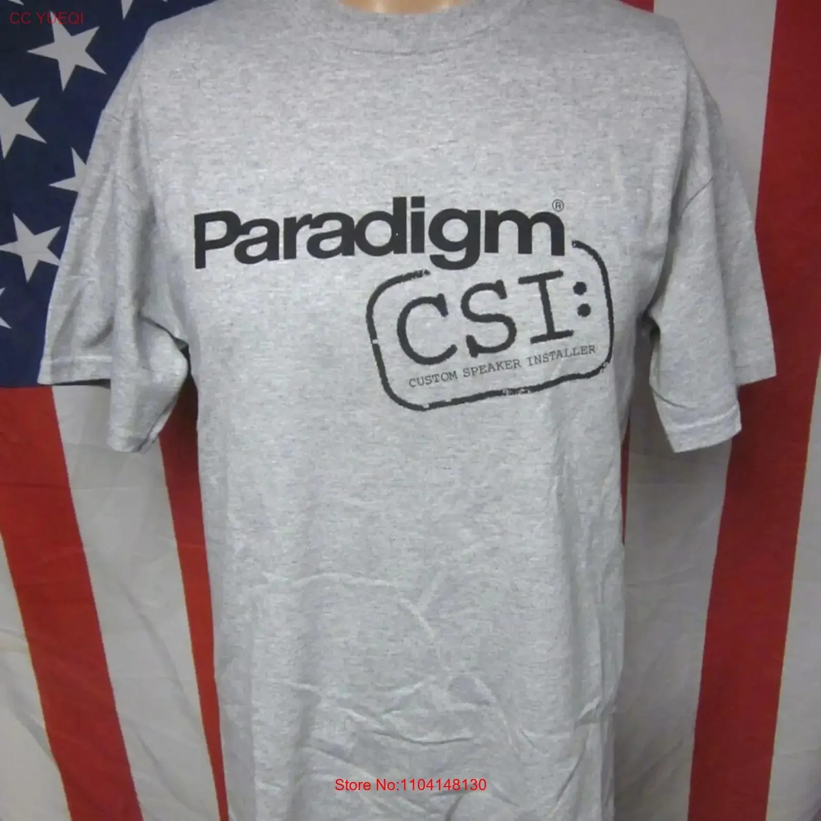PARADIGM High Performance Audio - Camiseta con altavoces integrados, estilo vintage, cómoda, suave y ligeramente elegante, para cine en casa en Canadá