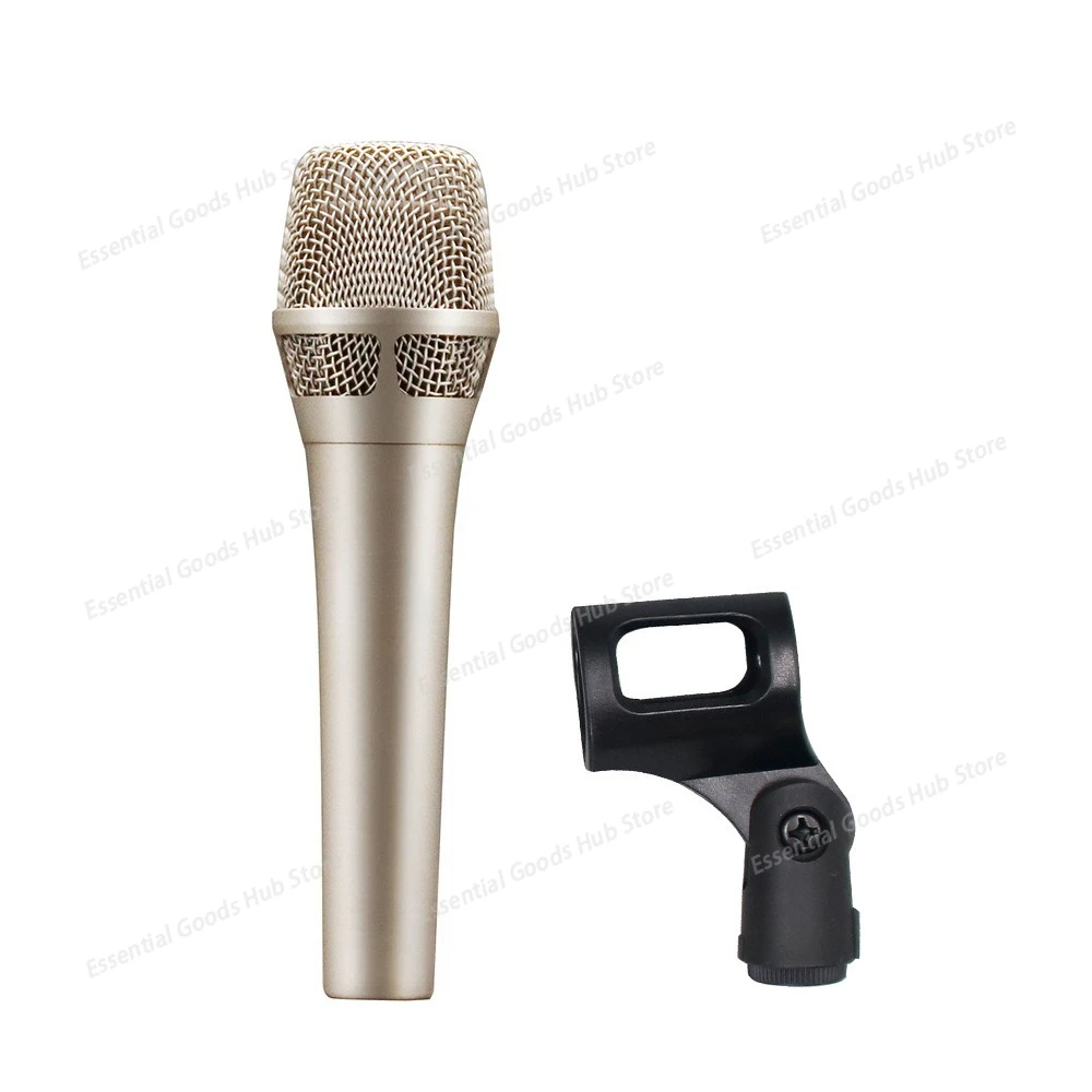 

Микрофон конденсаторный ручной с большой диафрагмой KMS105 для стриминга и записи, с поддержкой 48В Phantom Power, для звуковых карт и хост-устройств