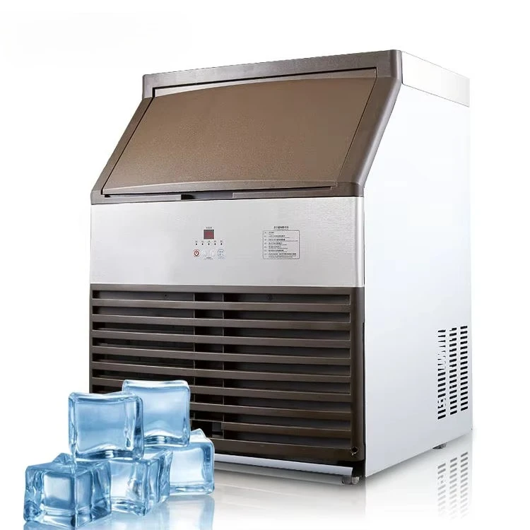 Fest Bar Bubble Tea Cube Ice Making Machine Electric Ice Maker Producing 108kg/24hr