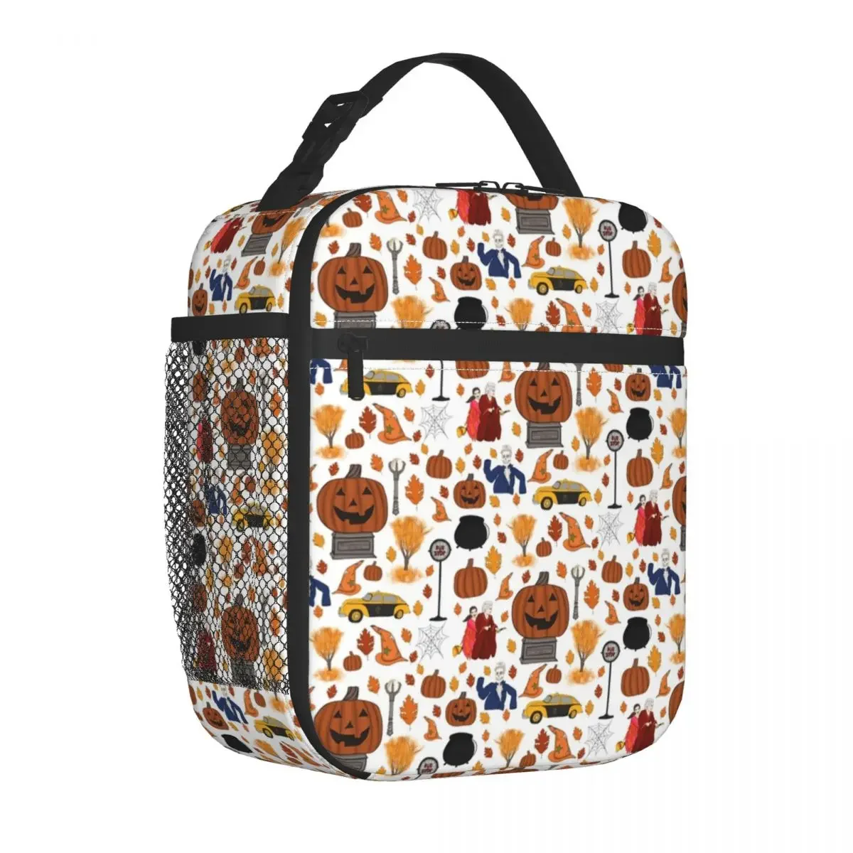 Halloweentown Halloween Happy Insulated Lunch Bags Thermal Bag Lunch Container Pumpkin Party Large Tote Lunch Box Food Handbags