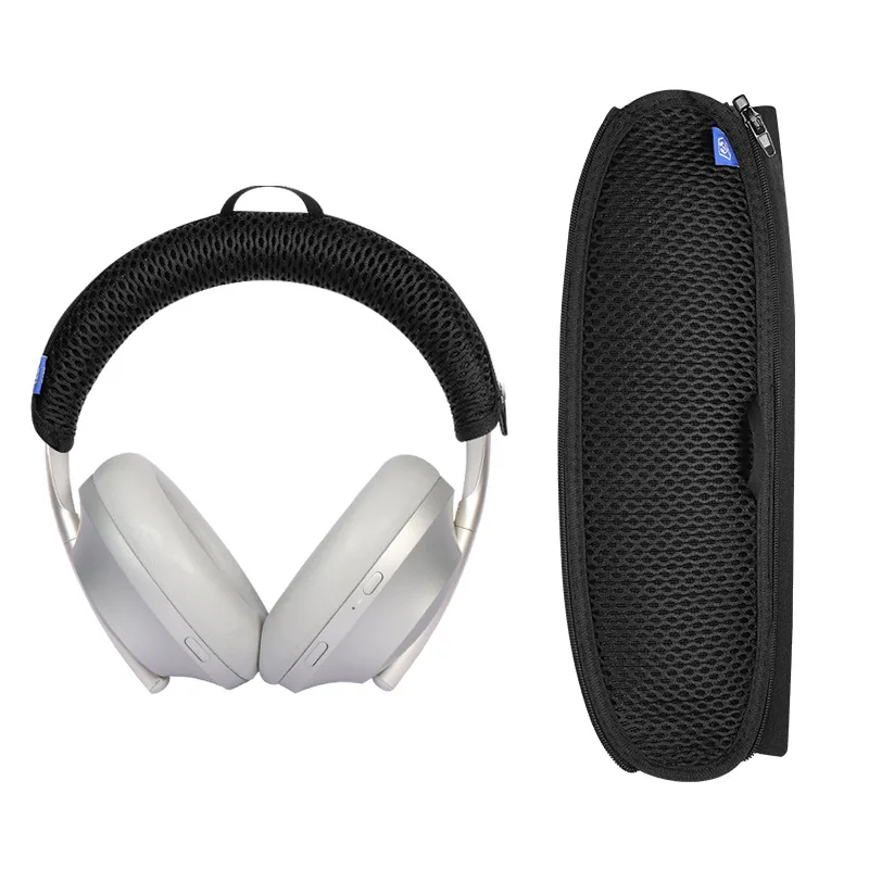 Ersatz-Ohrpolster aus hochwertigem Leder / atmungsaktivem Mesh-Gewebe / hautfreundlichem Baumwoll-Memory-Schaum für BOSE 700 NC700 Headset. – Detail 3