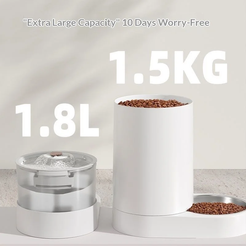 Comedero y bebedero automático para perros y gatos, agua fresca - imagen 3