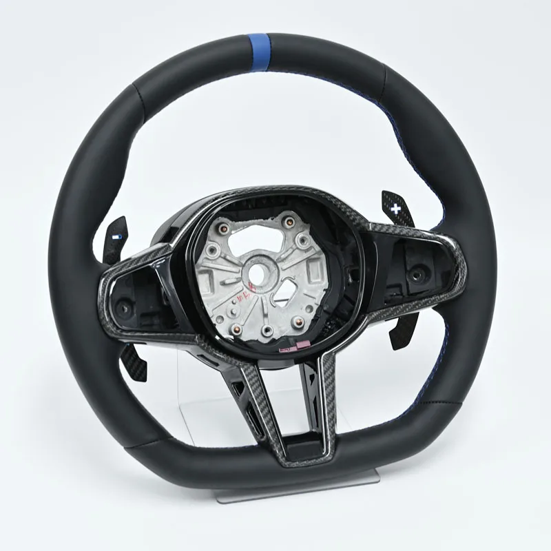 CS Nappa Leather For BMW Steering Wheel G02 G05 G06 G20 G21 G22 G26 G29 G80 G87 F40 F44 i4 M40i M340i 330i M135i Car Accessories