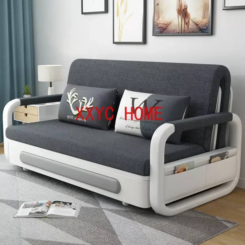 Sofa Bed Multifunctional Foldable 1.2/1.5/1.8 M Width Living Room Telescopic Double Storage Folding Sofa Furniture