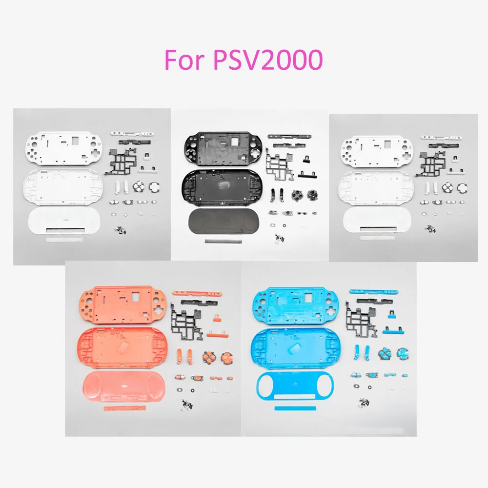 

Full Set Housing Shell For PSV2000 Game Console Replacement Housing Case Cover with Buttons Kit