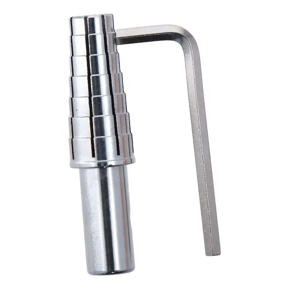 

Metal Expanding Stainless Steel Ring Mandrel Silver Heavy Duty Ring Shaper Tool Ring Mandrel with Hex Allen Key For Ring Turning