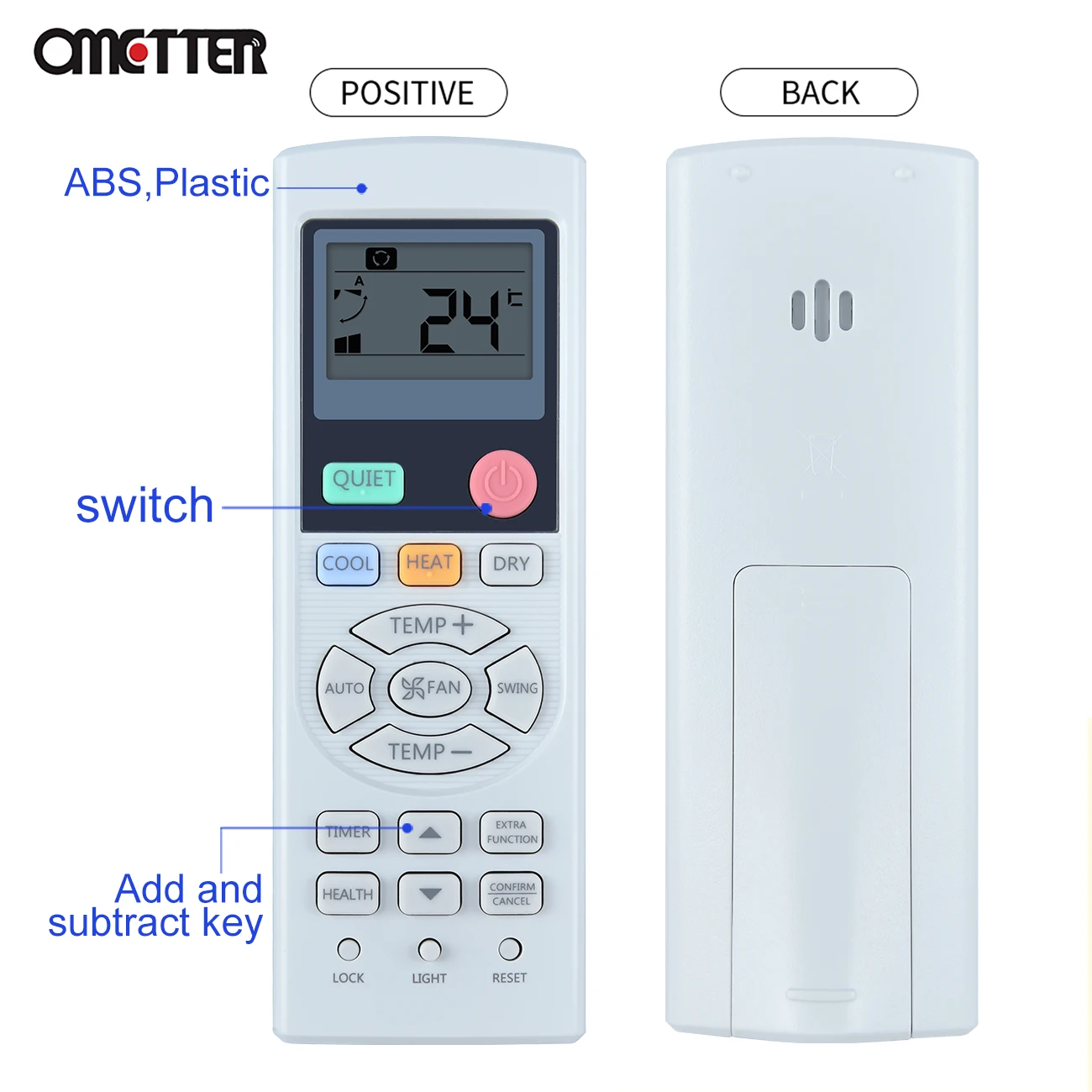 NEW Original Air Conditioner Remote Control For Haier YR-HD01 YL-HD02 YL-HD03 YL-HD04 YR-HD05 YR-HD06 0010401511J Cool and Heat