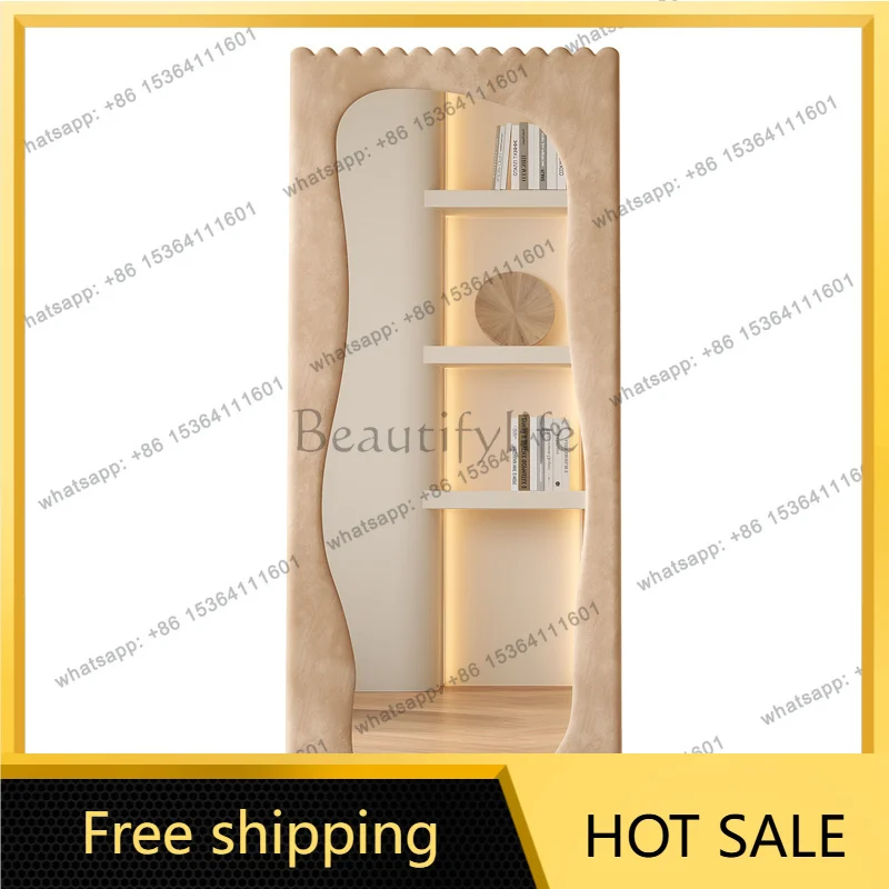 Best Sellers Standing Small Mirror Full Body Bed Room Nordic Luxury Long Mirror Full Body Design Princess Espejos Decorativos Ro