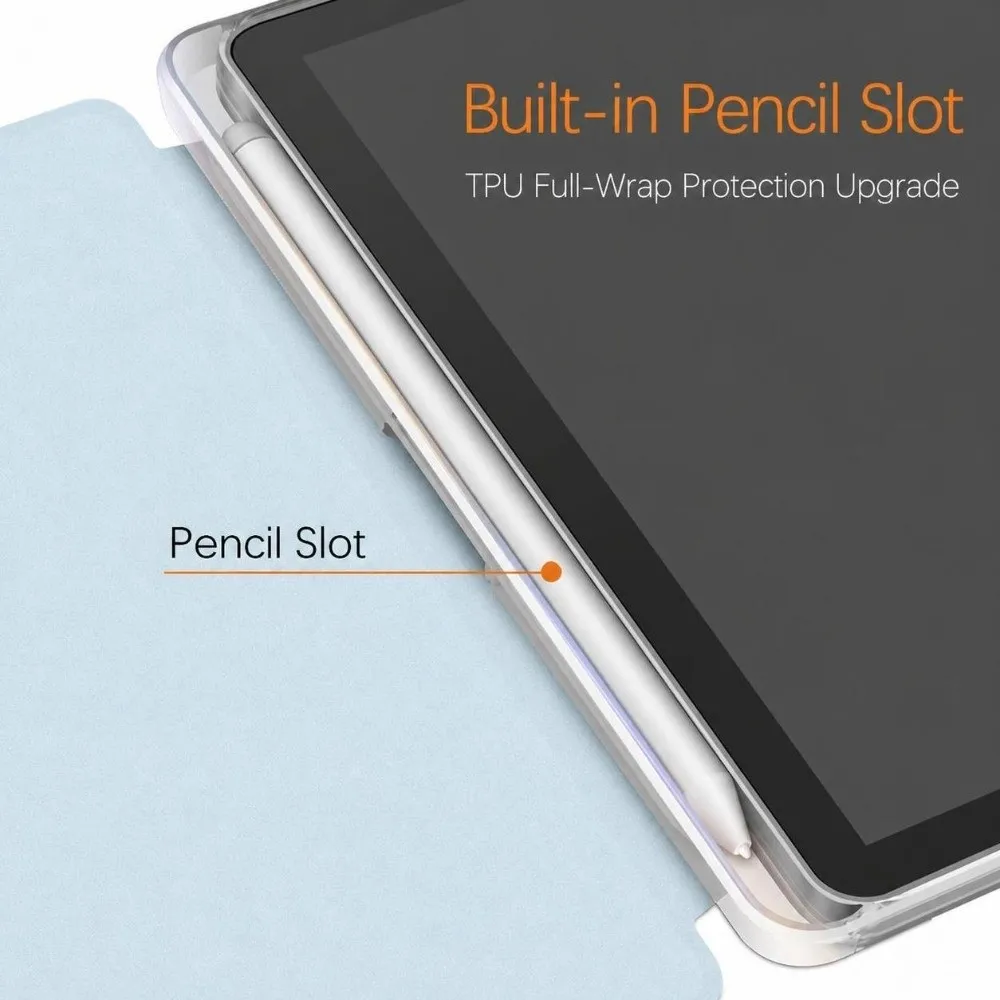 Auto Wake Sleep E-Reader Case Detachable Magnetic Protective Cover Clear Back for KOBO Libra Color/2 7 inch 2024