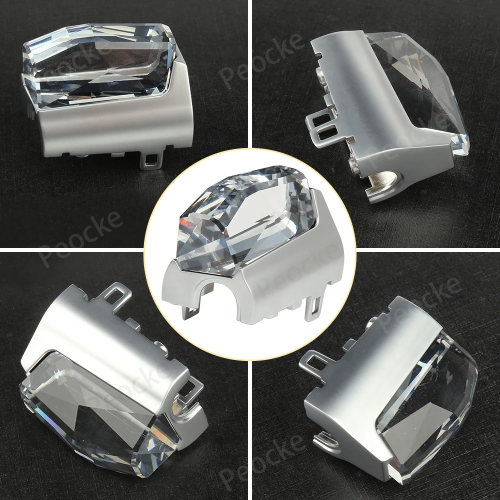 4-teiliges Set Crystal Gear Paddle Shifter Knob Metallbasis für BMW G20 G21 G22 G23 G26 G28 IX3 G08 X5 G05 X6 G06 X7 G07 2023 2024 – Detail 9