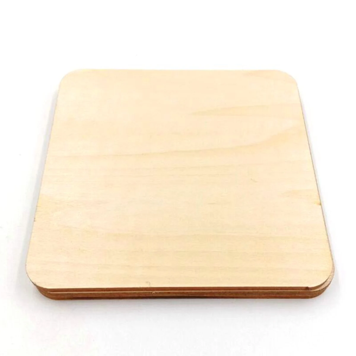 

24pcs 10X10Cm Wooden Cup Coasters Square Simple Heat Resistant Moisture Corrosion Resistant Easy Clean Coffee Tea Bowl