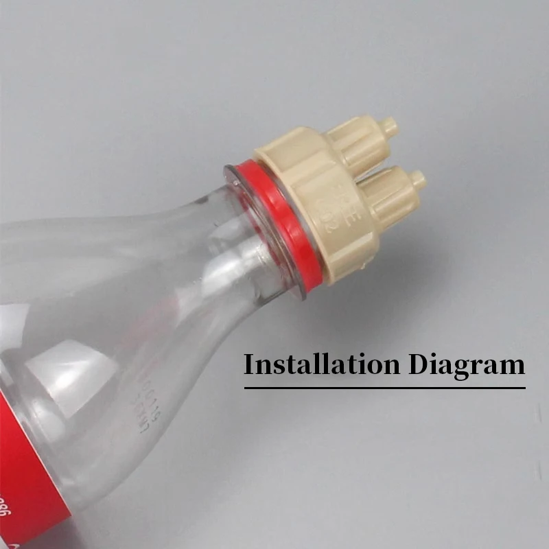 CO2 Generator Diffuser Bottle Cap Aquarium Fish Tank Live Plant DIY Air Diffuser Generator Carbon Dioxide Reactor Accessories