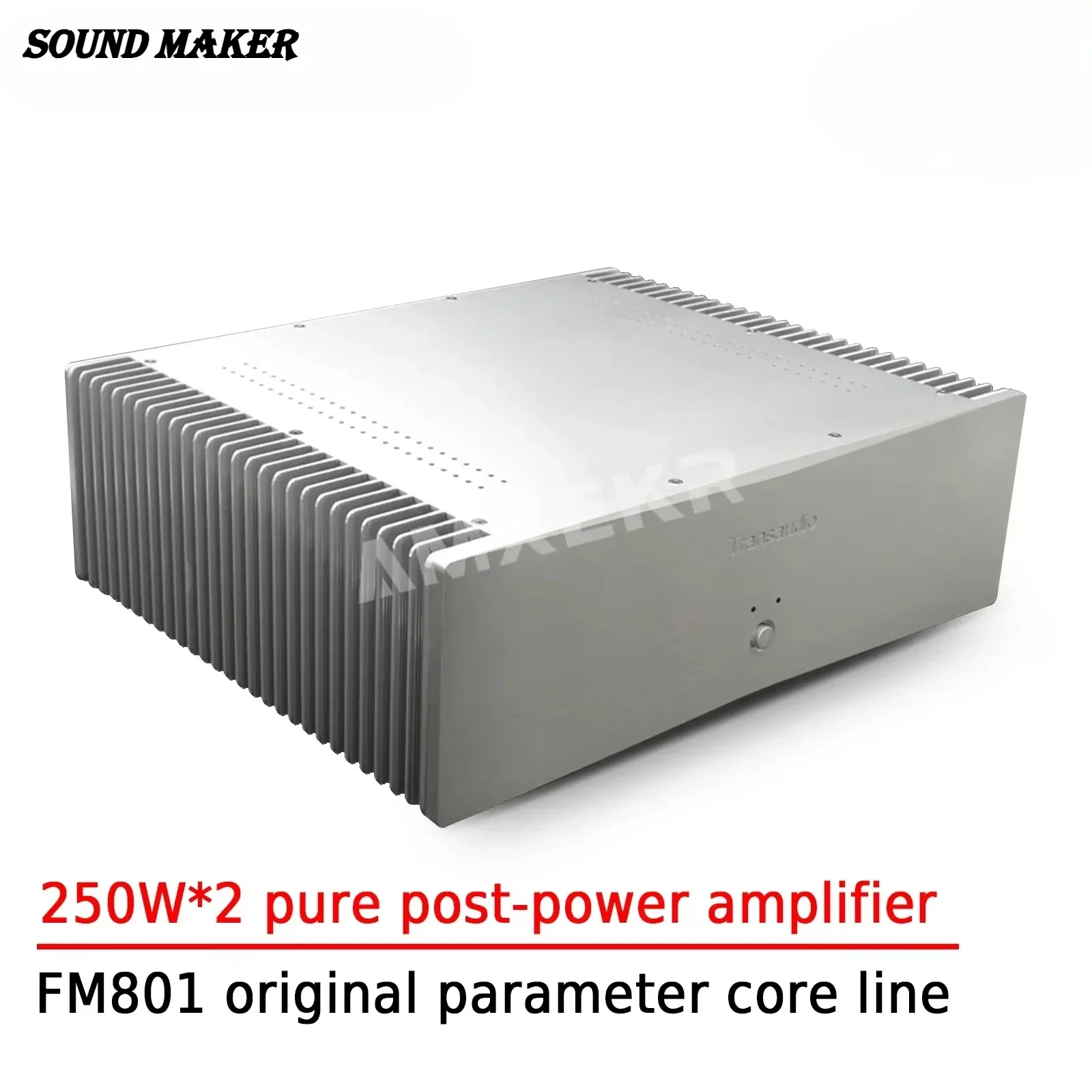 

Sound Maker-FM801 Line 250W*2 Induction Level Dual Channel Pure Rear Amplifier 8*2N3440/5416 Gold-sealed Tube New Toshiba 5200