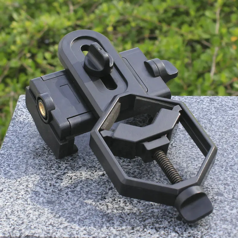 Telescope/Microscope Connection Mobile Phone Photography Holder B5P0078K Plastic with Shrinking Cover