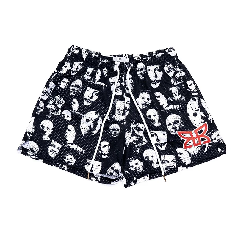 2023 New Casual Shorts Men Women Mesh Breathable Quick-Drying Summer Classic Shorts Printed GYM Basketball Fitness Sports Shorts