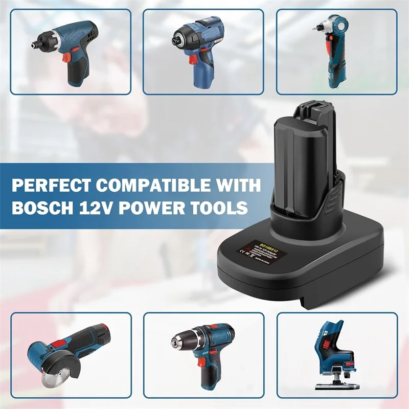 محول محول البطارية لبطاريات Bosch 18V GBA تحويل إلى أدوات الطاقة اللاسلكية Bosch 10.8V و12V GPA