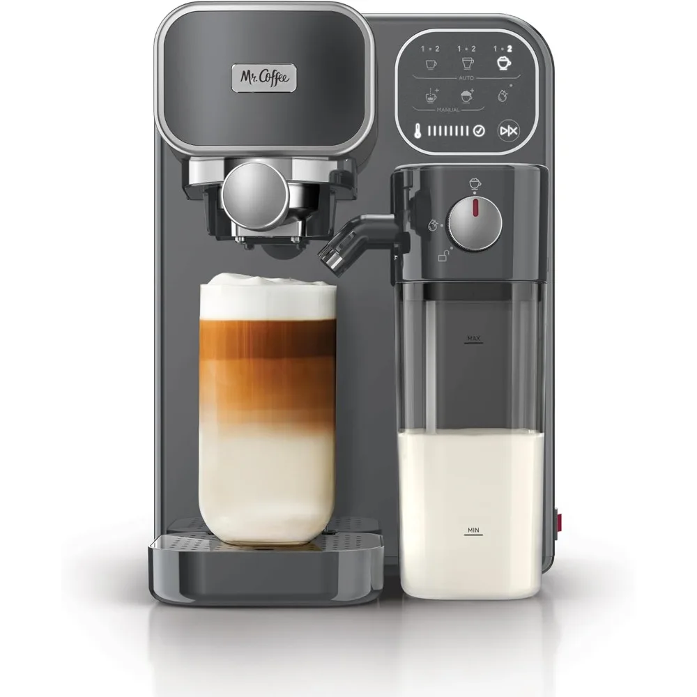 

Single/Double Shot Espresso, Cappuccino, Latte Machine with Optimized Frother