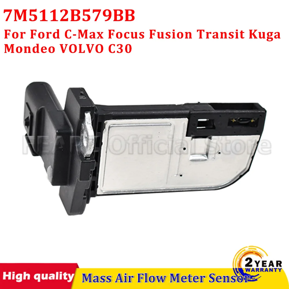 

Датчик массового расхода воздуха (ДМРВ) для Ford C-Max, Focus, Fusion, Transit, Kuga, Mondeo, VOLVO C30 7M5112B579BB 7M51-12B579-BB 1480570