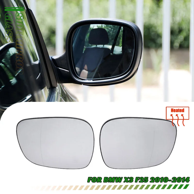 

For BMW X1 E84 2009-2015 For BMW X3 F25 2010-Side Wing Mirror Glass Heated
