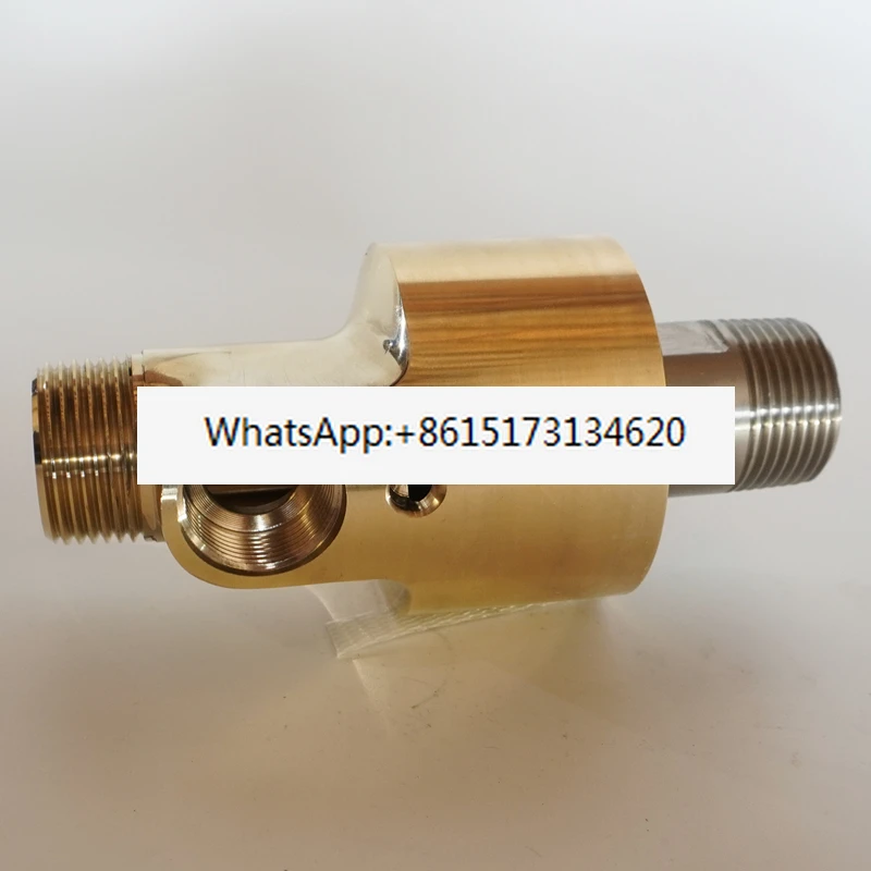 

High-speed H-type copper rotary joint water air hydraulic oil HD15HD20AHD25 HD32A HD40A front and back teeth