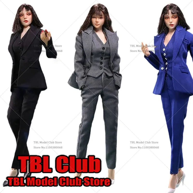 

3 Pcs/set JO23X-07 1/6 Office Lady Professional Slim Fitting Suit Formal Women's Clothes Fit 12'' TBLeague JIAOU Action Figure