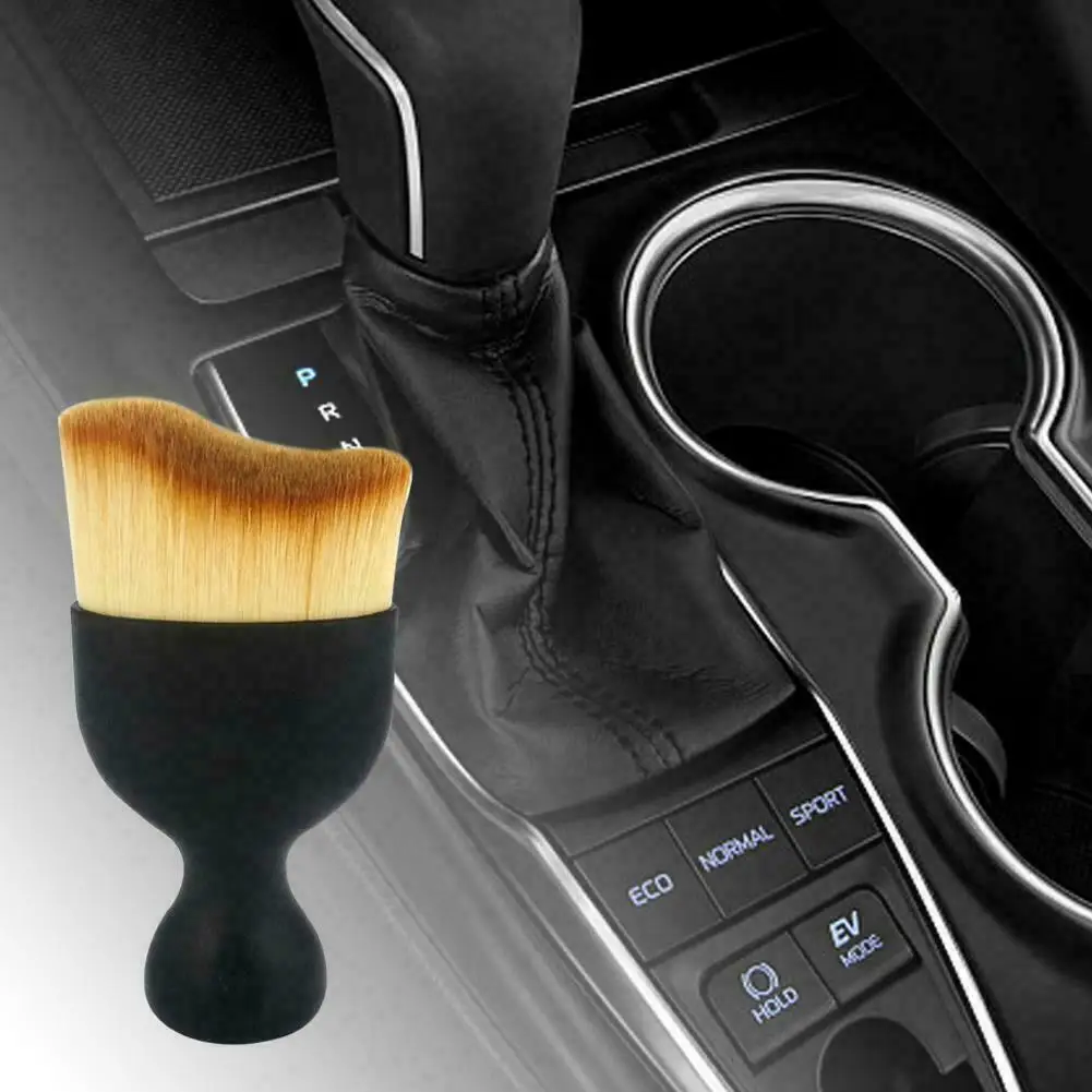 1pcs New Car Interior Cleaning Tool Car Interior Cleaning Soft Brush Dust Removal Home Office Detailing Clean Tools Auto