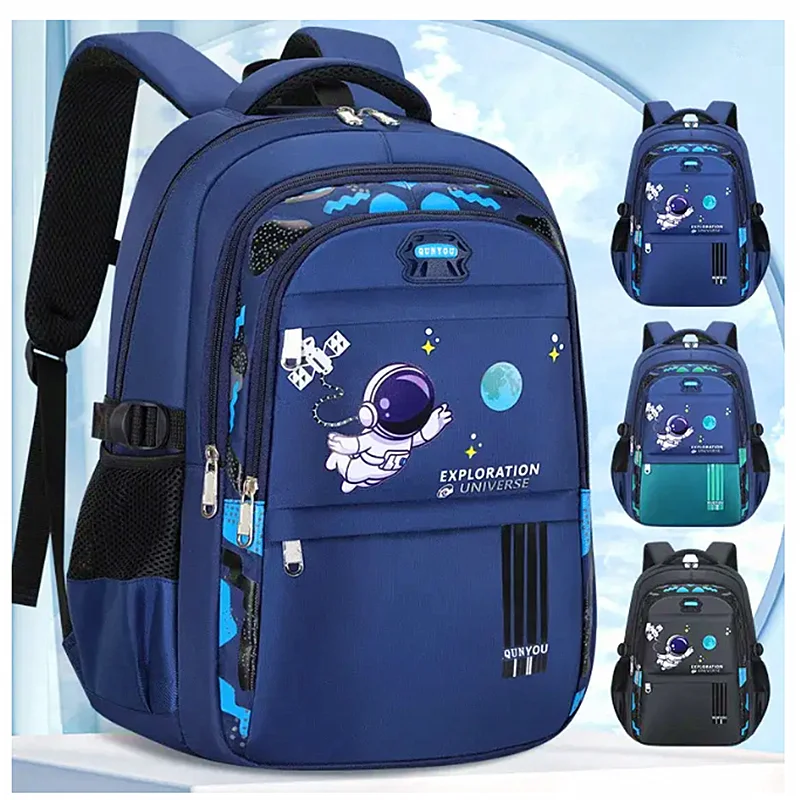 

Школьная сумка для мальчиков для учащихся начальной школы от трех до шести лет, первоклассная, легкая и мягкая, вместимость.