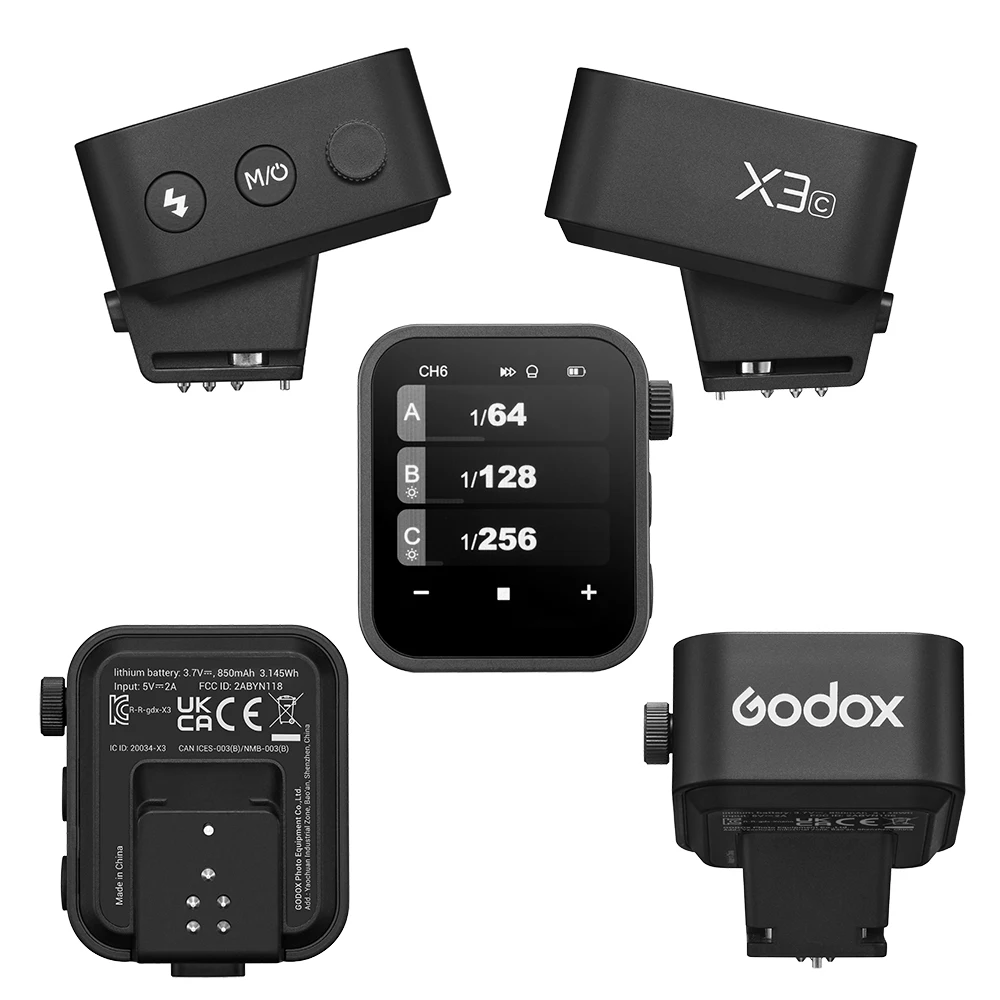 Godox X3 сенсорный экран быстрой зарядки 2,4G TTL беспроводной триггер вспышки HSS передатчик для Canon Nikon Sony Olympus Fujifilm Camera