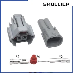 5 Sets 2 Pin Nippon Sumitomo Denso Top Slot Female Male Fuel Injector Connector 6189-0060 Female Connectors KIT for NEW EFI Case