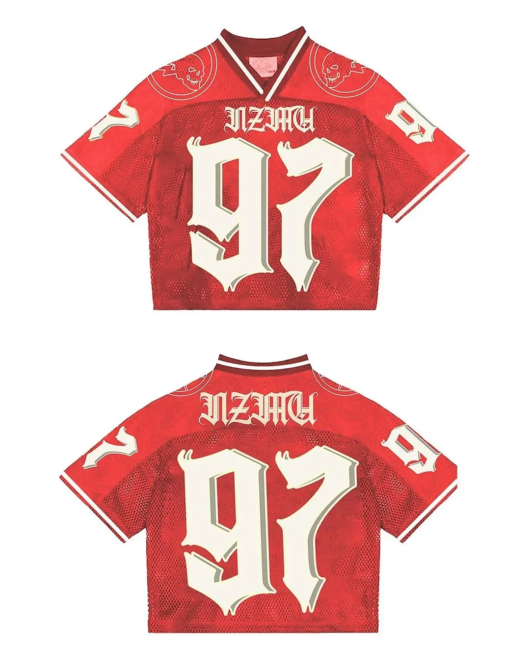 Harajuku Street Trend Y2K Letter Printed Baseball Sports Short