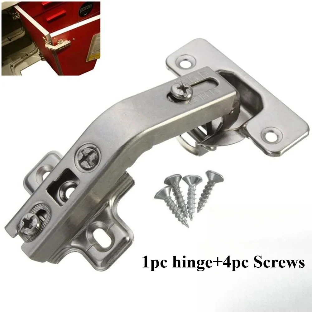 1pc Cerniere per porte dell'armadio ad angolo Armadietto ad angolo di grandi dimensioni da 135 gradi Chiusura morbida Cerniere per porte dell'armadio a scomparsa Accessorio hardware per porte