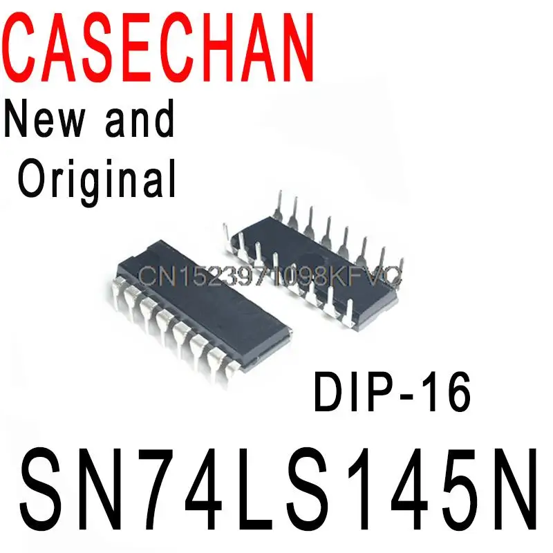 5PCS New and Original 74LS145 DIP-16 Decimal Decoder/Driver In Stock IC SN74LS145N