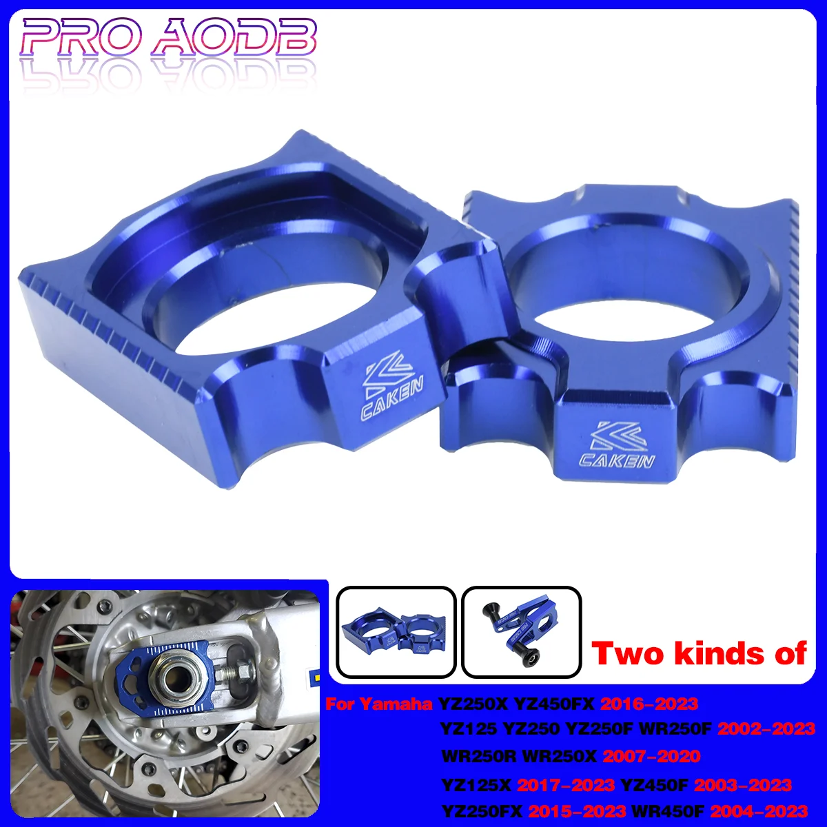 

CNC Rear Axle Block Chain Adjuster For Yamaha YZ125 YZ250 YZ250F YZ450F YZ125X YZ250X YZ450FX YZ250FX WR 250F 450F 250R 250X YZF