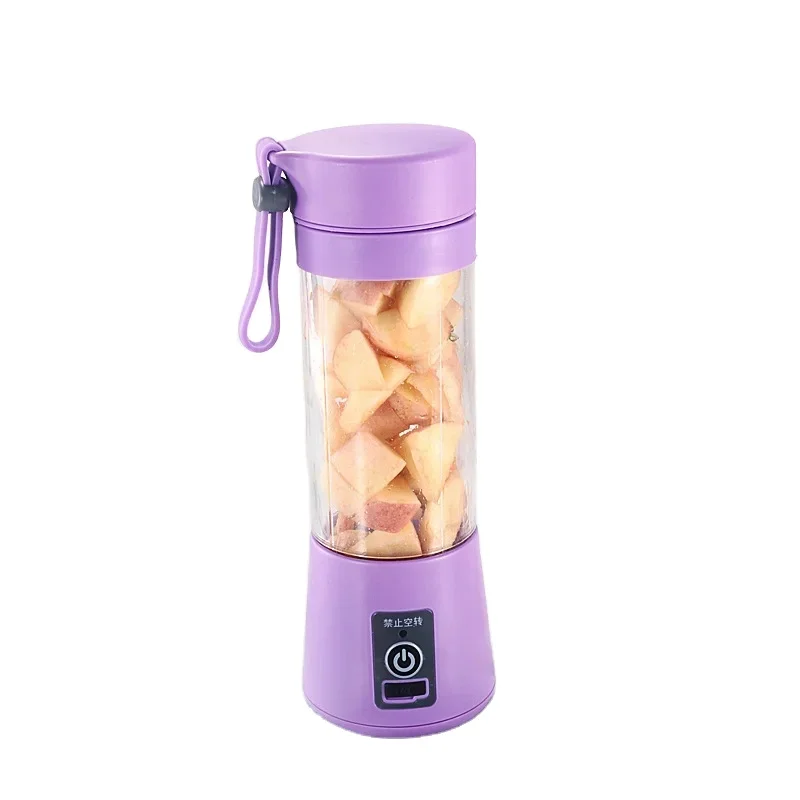 

Customized Color Mini Juicers 6 Blades Portable Usb Blender 2 Cups 400ML Juicer Extractor Machine Mixer for Kitchen