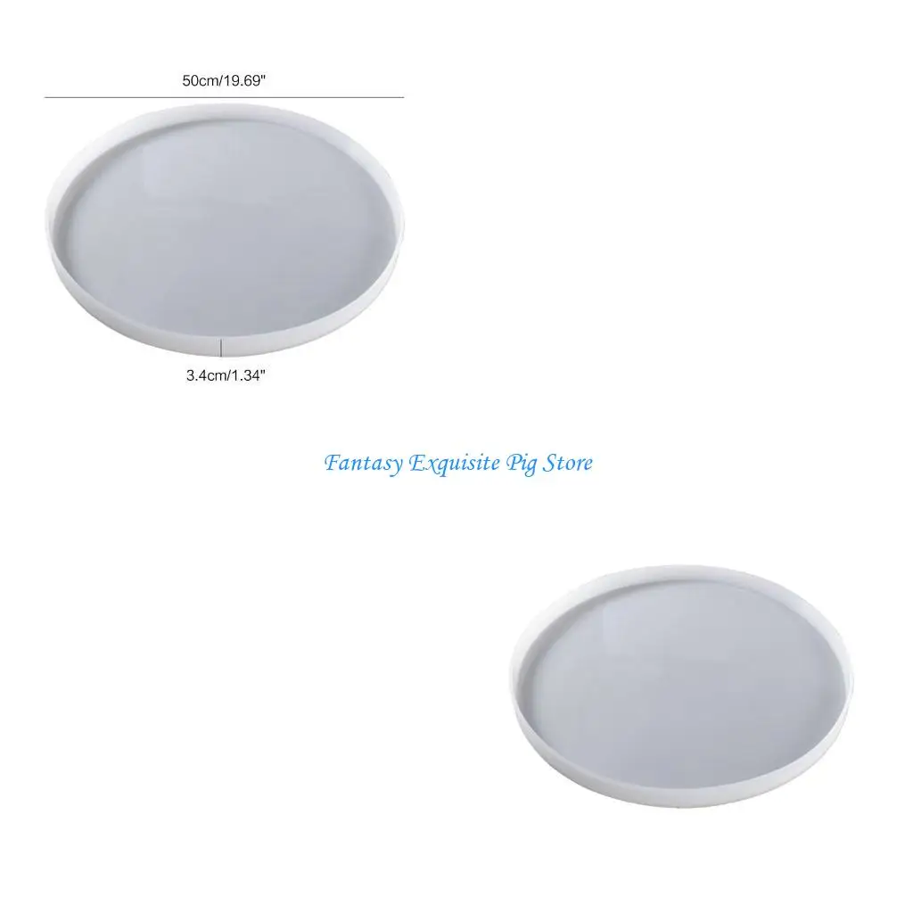 

Table Silicone Mold with 3 Table Leg and Screw Resin Mold Round Tray Epoxy Casting Mold for DIY Craft Women Girl