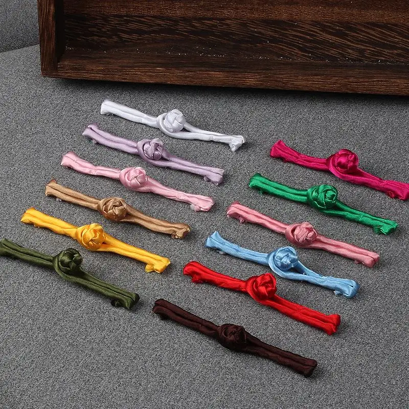 5 Pairs Cheongsam Buttons Traditional Cloth Knot Closures for Handmade Tang Suit Dress Shirt DIY Sewing Decoration