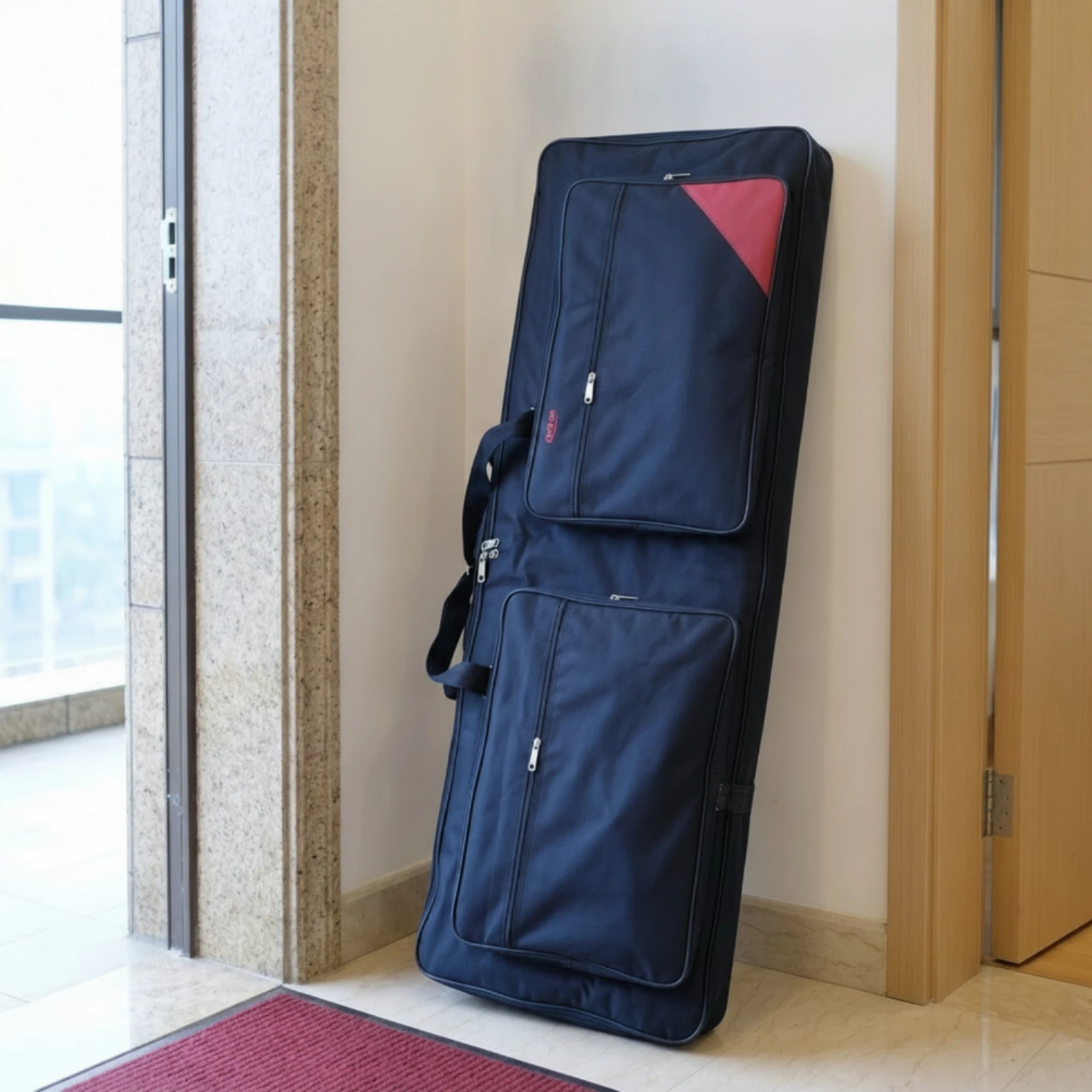 76-Key Keyboard Bag Organized Keyboard Gig Bag with Shoulder Straps Long-Lasting Water-Resistant for Musicians, Music Lessons