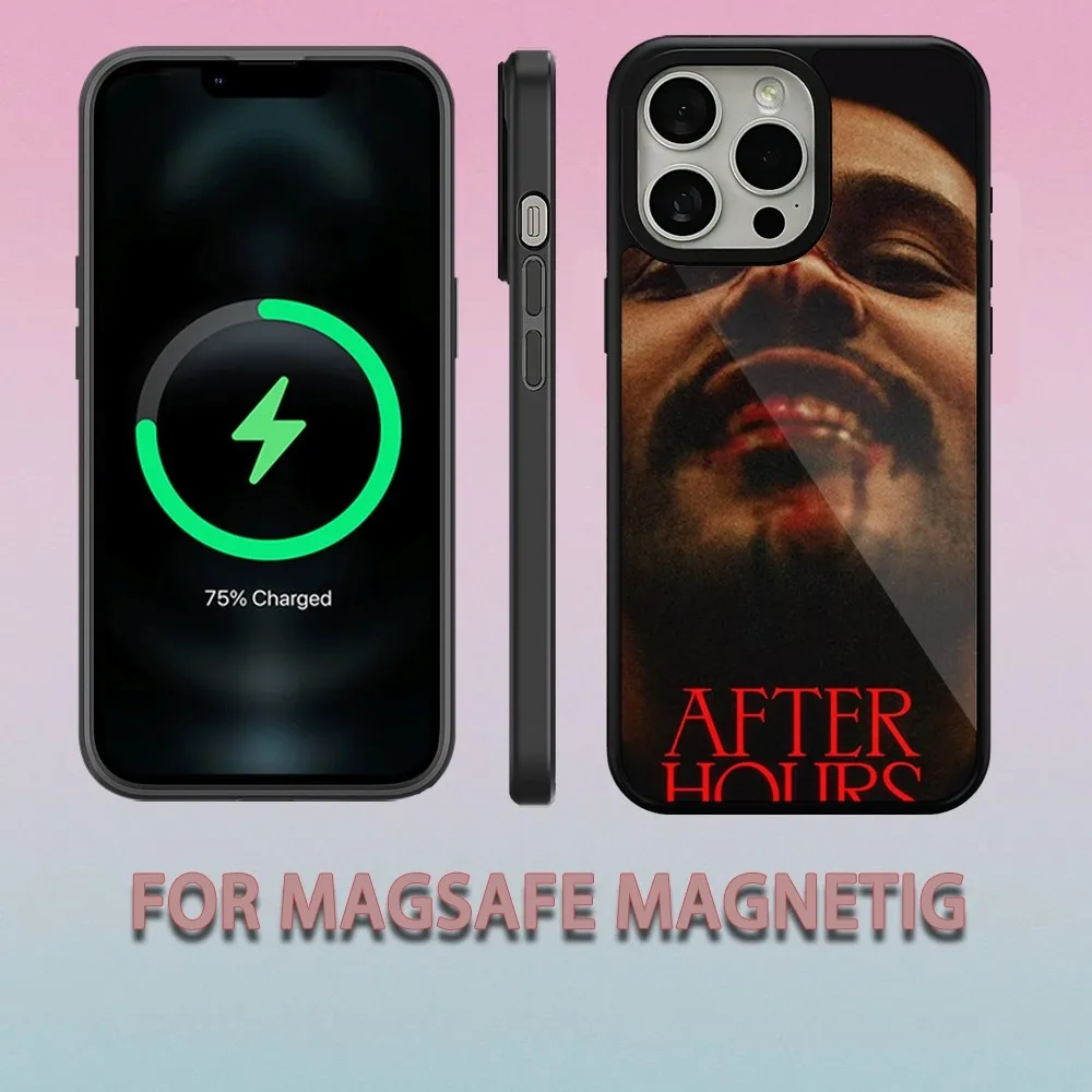 The Weeknd After Hours Singer  Phone Case For iPhone 15 14 13 12 11 Pro Max Plus Magsafe Magnetic Wireless Charging Cover