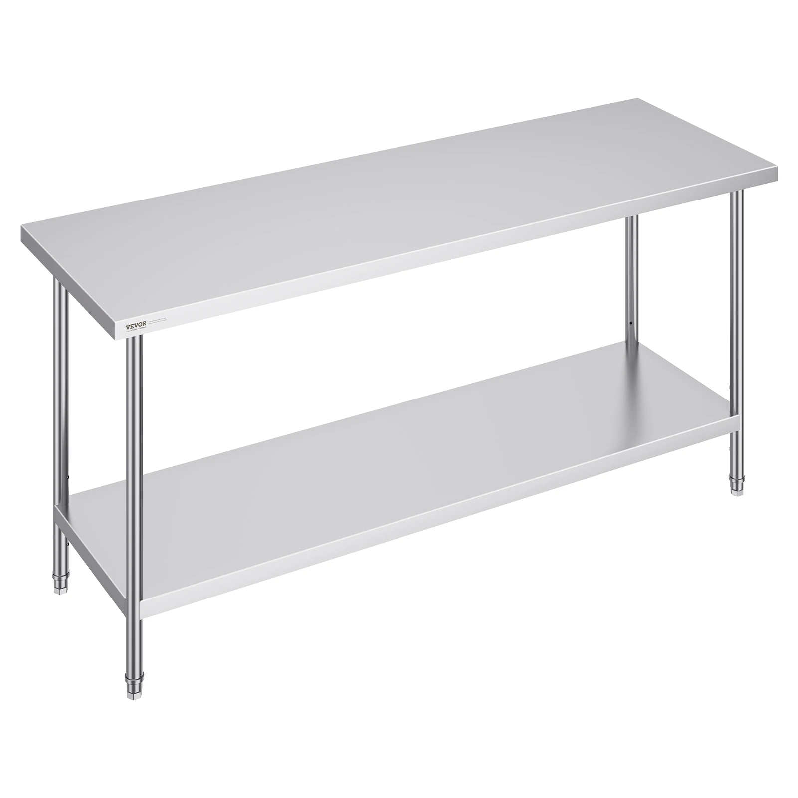 طاولة إعداد من الفولاذ المقاوم للصدأ مقاس 4 من SucceBuy، طاولة عمل معدنية شديدة التحمل، طاولة عمل تجارية للمطاعم والمنزل #1