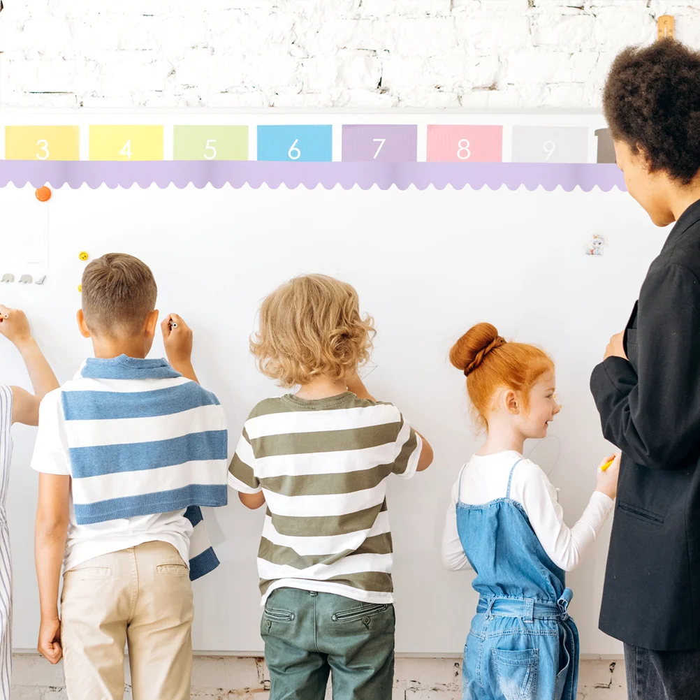

3 Rolls Blackboard Sticker Border Trim For Bulletin Board Decor Classroom -Resistant Removable Stickers School Office