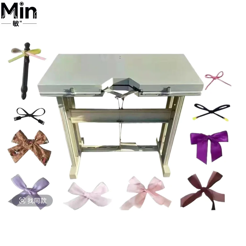 

QIANJIN Girl Ribbon Bow Making Machine – Automatic Pedal Operation, Lightweight 30kg, 1 Year Warranty