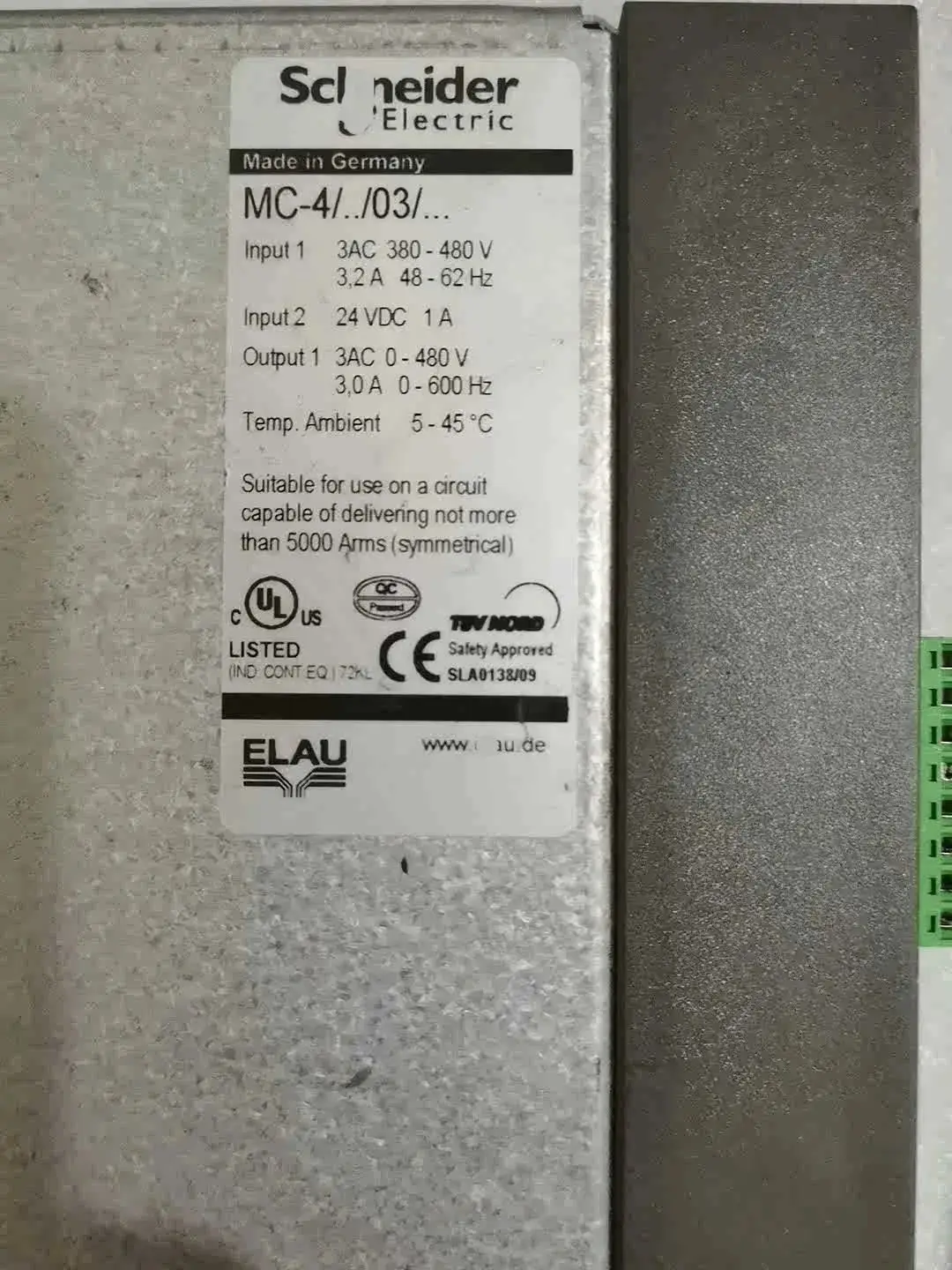 Сервопривод MC-4/11/03/400 для ELAU